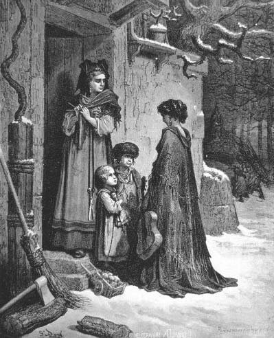 La Cigale et la Fourmi par Gustave Dor