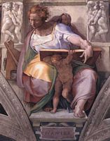 Michel-Ange-010 DANIEL. Sistine Chapel, Rome.
