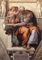 Michel-Ange-012 THE CUMAN SIBYL. Sistine Chapel, Rome.