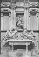 Michel-Ange-014 TOMB OF GIULIANO DE' MEDICI. Church of S. Lorenzo, Florence.